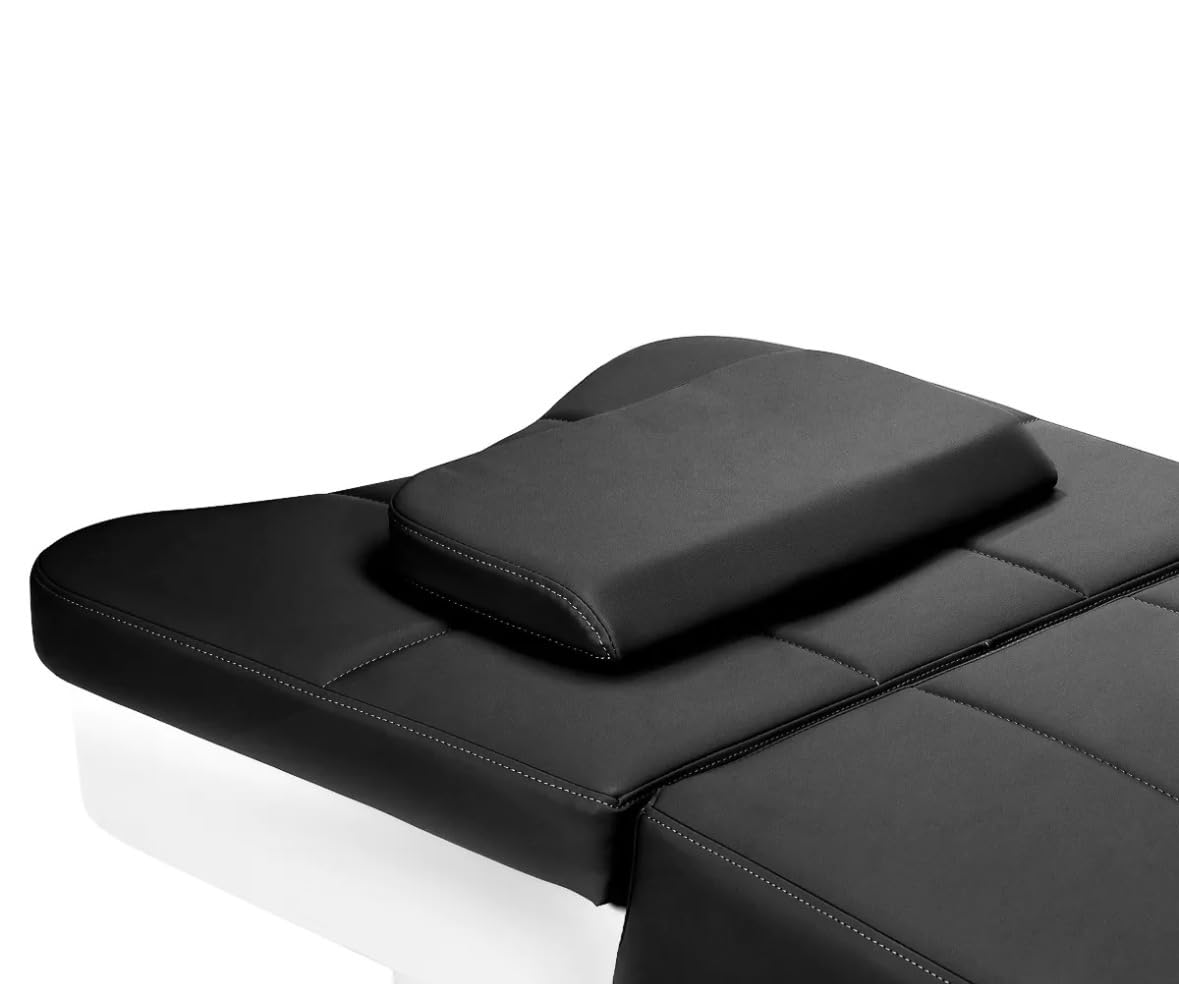 Professionelle Head Spa Liege mit Waschbecken, Schwarz, für Haarpflege & Kopfhautbehandlung, Friseursalon & Wellness