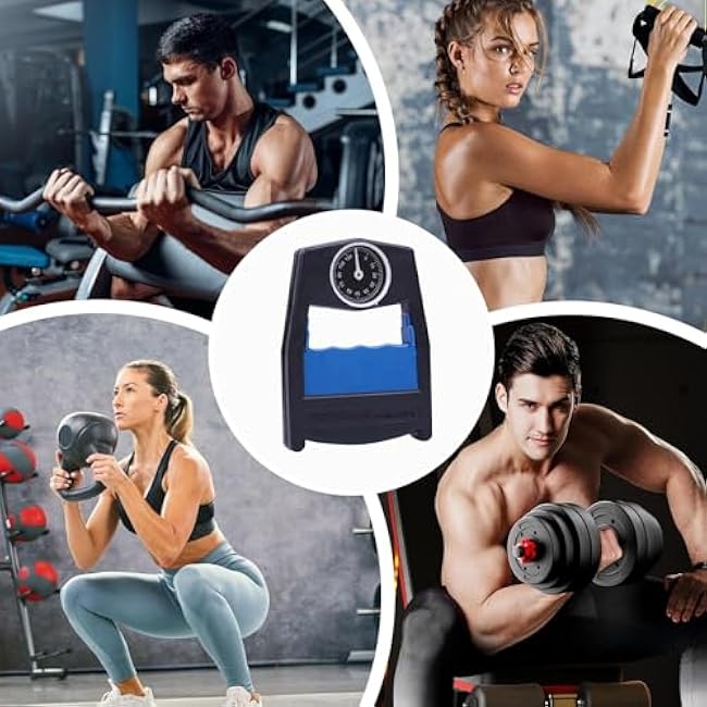 Training Grip Strengtheners, Hand Dynamometer Grip Strength Trainer, Hand Grip Strength Tester, Hand Grip Power Strength Meter Force Measurement Tool