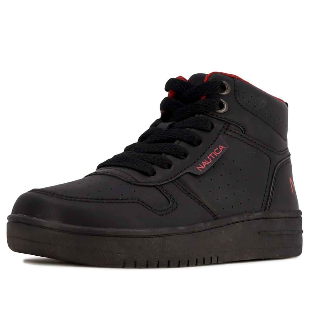 Nautica Kids Boys and Girls High Top Shoe Casual Fashion Basketball Boot Sneakers (Big Kid/Little Kid Sizes) - Horizon