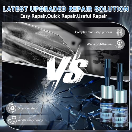 Windshield Chip Repair Kit,Car Windshield Crack Repair Kit for Glass Repair,Cracked Windshield Repair Kit for Chips and Cracks,Rock Chip Repair Kit Windshield for Glass Repair Liquid for Cracks - Image 5