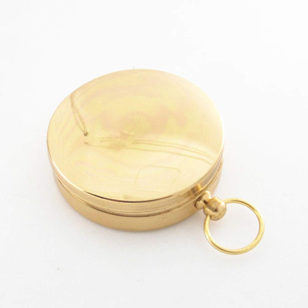 Beau Boussole de Rétro, Portable Boussole Rabattable Plein Air, Boussole Extérieur Outils de Navigation pour Voyage Camping Randonnée Durable