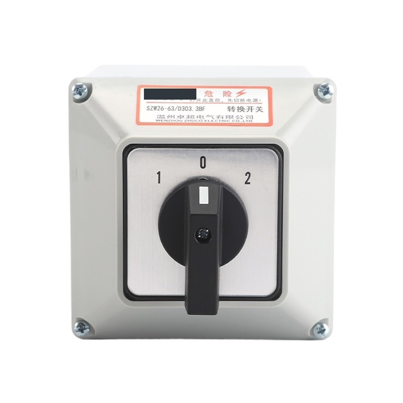 Interruptor rotatorio SZW26/LW26-63 de alta resistencia mecánica con caja 3P 2