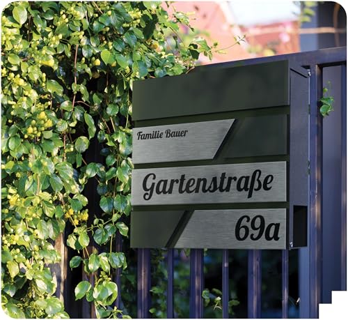 3er 3x1 Aufputz Briefkasten BASIC 382A AP Mit Zeitu Produktbild-Vorschau 8
