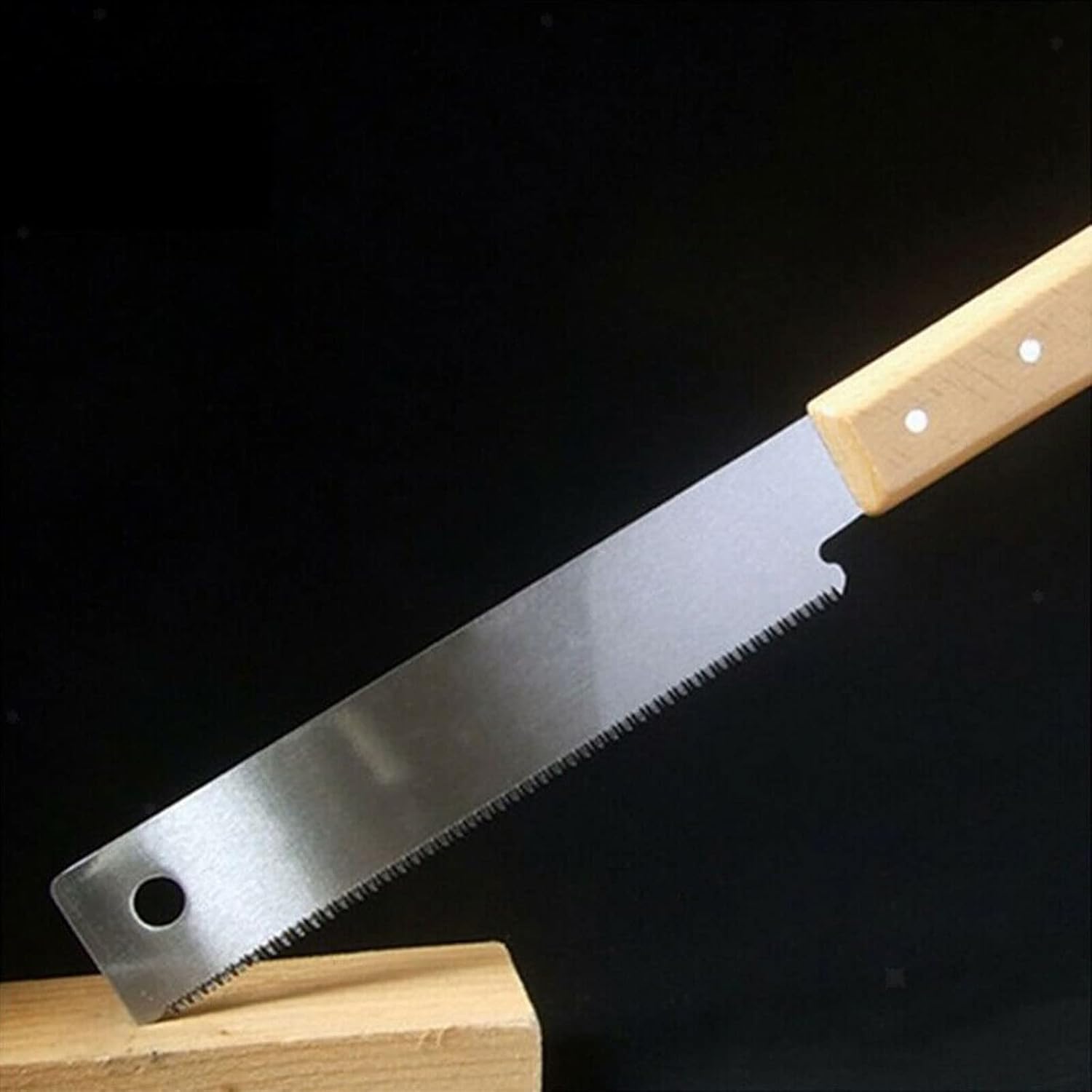 Handsaws， Hand Saw Beech Wooden Handle Fine Cut Saw Household Woodworking Garden Pruning Flush Cutting Trimming Tool Sawmill