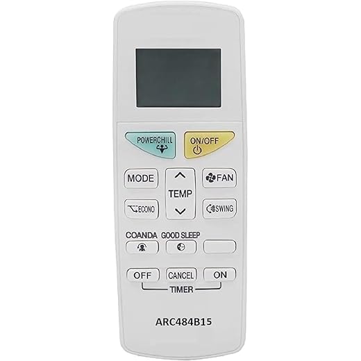 AYAME AC Remote Compatible for Daikin Ac Remote ARC484B15