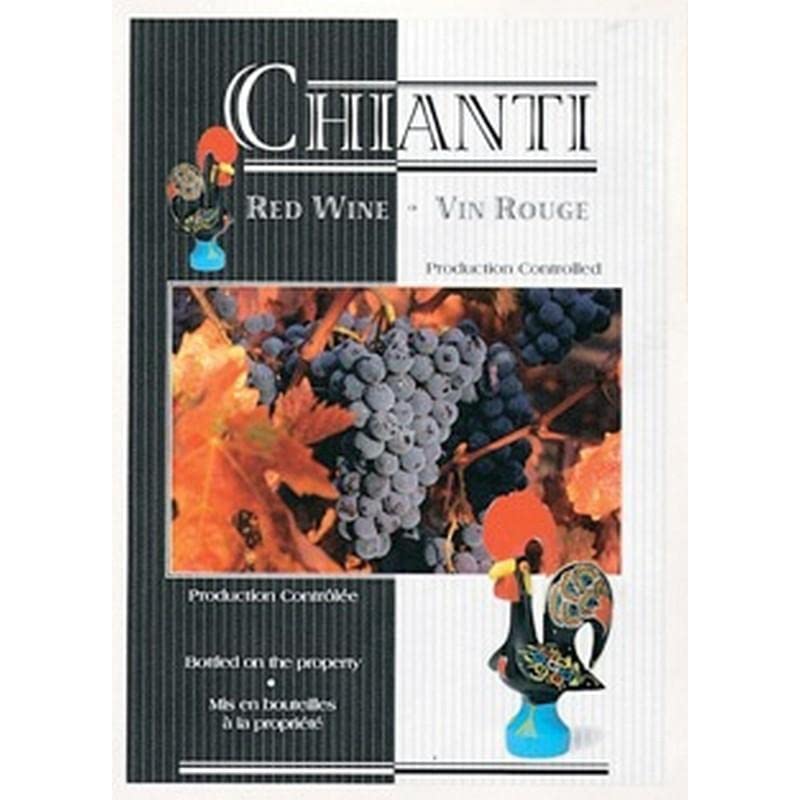 Chianti Wine Label 30 per Pack (4 in x 6 in | 10 cm x 15 cm)