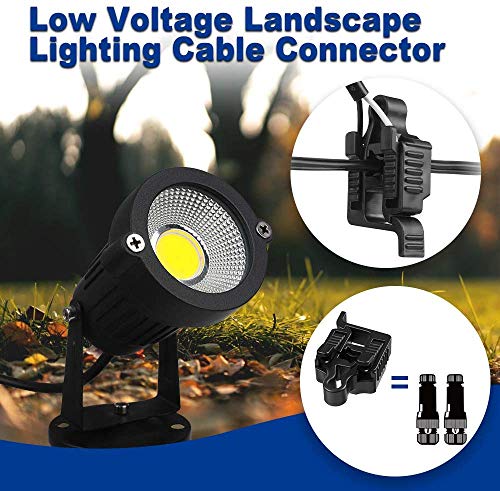 AizzKry Low Voltage Wire Connectors Landscape Light Connectors 12-18 Gauge UL Listed Low Voltage Cable Connector for Landscape Lighting/Pathway Light/Spotlight, Pack of 16 -Covering 16 Lights by AizzKry - Used condition - Image 5