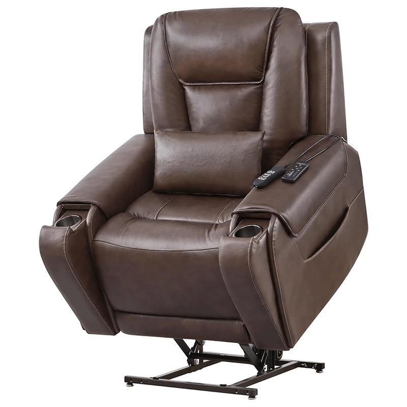 Sillón reclinable con elevador eléctrico color único