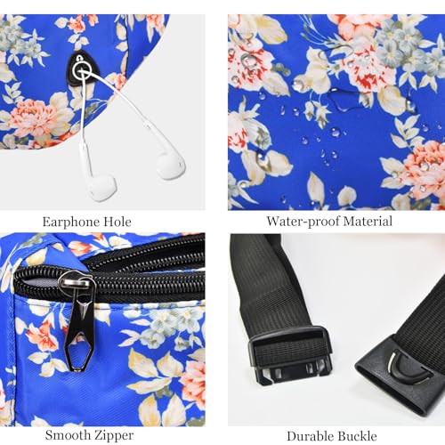 Image of Fanny Pack for Women Men,Crossbody Fanny Pack Water Resistant Sports Waist Bag Pack, Belt Bag for Travel Hiking Running