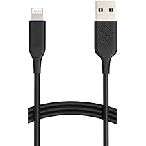 Amazon Basics – Cavo di ricarica USB-A a Lightning, certificato MFi, serie Advanced, per iPhone, nero, 0.9 m