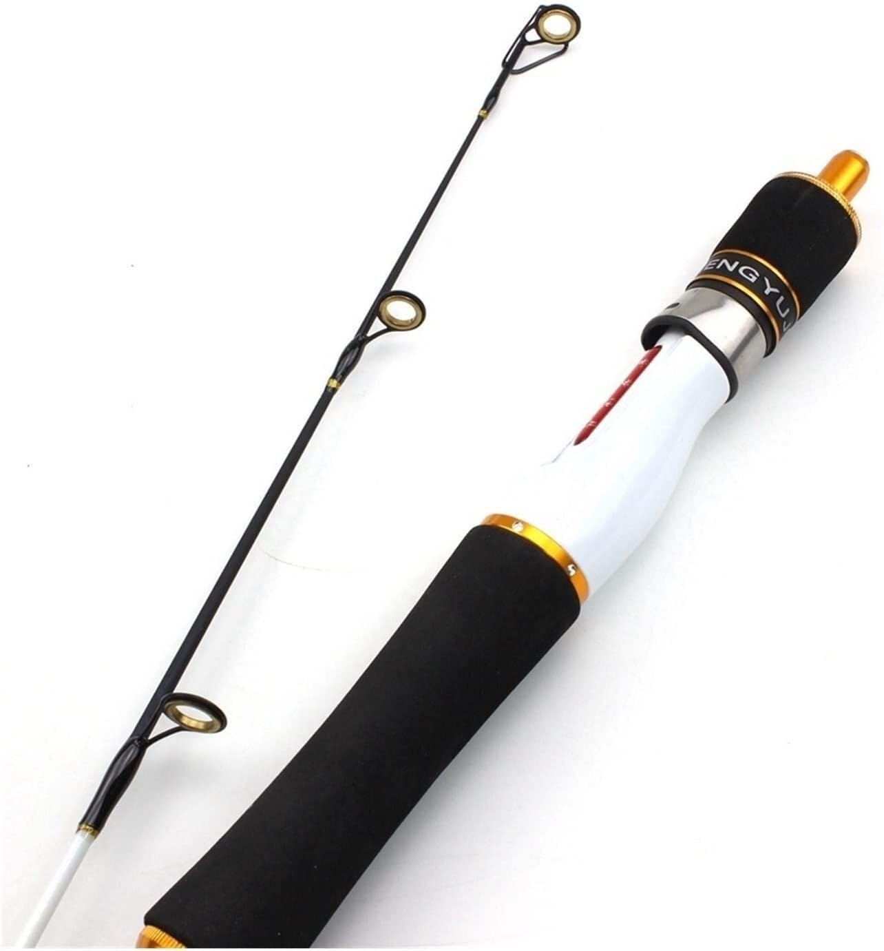 Canne à pêche sur glace d'hiver télescopique 58cm ELzEy voyage camping