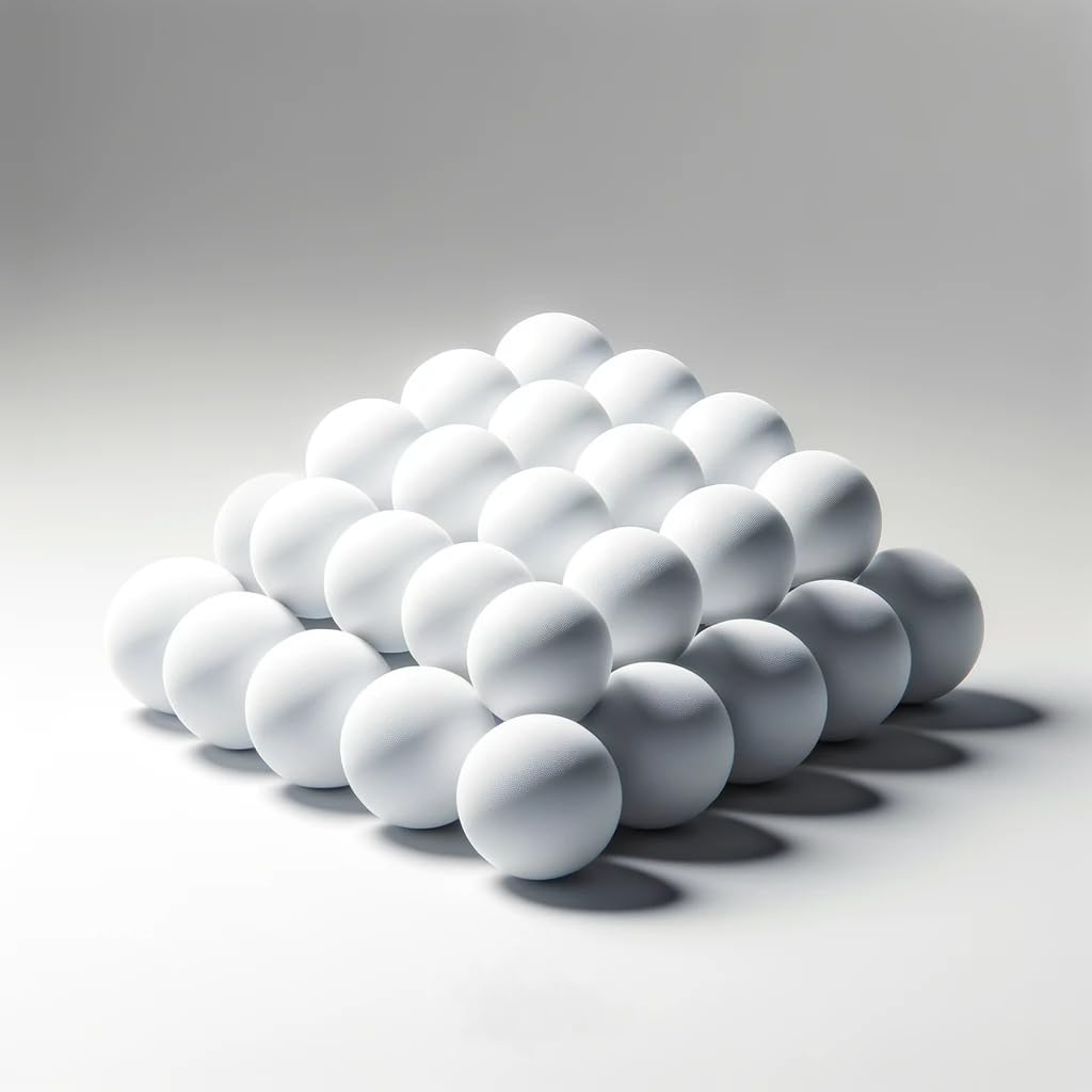 THE TWIDDLERS - 50 Pelotas de Tenis de Mesa Ping Pong - Pelotas Ideales para el Juego de la Cerveza Pong, Manualidades, Fiestas Juegos de Navidad