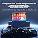 Avylet 7 Tragbares Wireless CarPlay Display mit Magnet-Halterung, für Apple CarPlay & Android Auto, 60FPS Touchscreen, GPS, Sprachsteuerung,OTA-Updates, Mirror Link, Hochformat/Querformat, Bluetooth