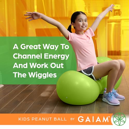 Image of Active Seat Peanut Shaped Bounce Desk Chair, Exercise Yoga Balance Sitting Ball