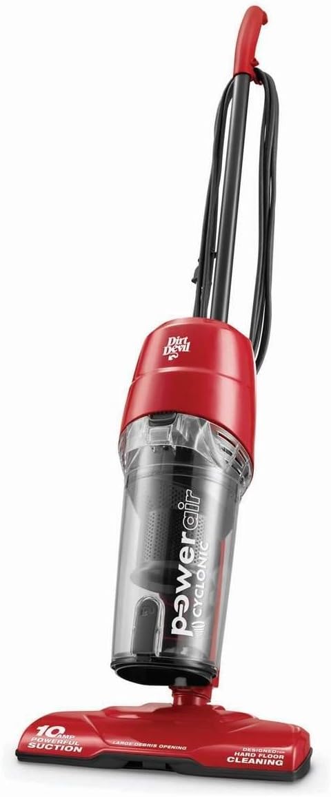 Dirt Devil SD20505 Power Air Corded Bagless Stick Vacuum for Hard Floors, Red