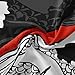 Japanese Yin Yang Koi Fish Tapestry, Cool Red and Black Anime Sakura Art Tapestries Vertical Wall Hanging for Men Bedroom Living Room Office Decor 40X60