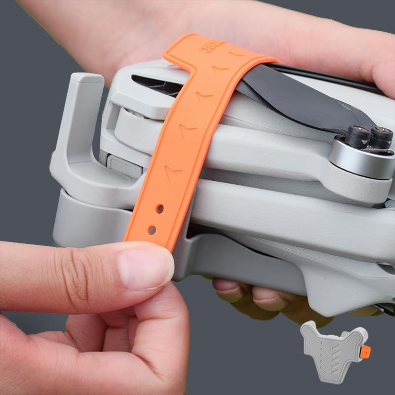 Miniatura 3 de Correa de soporte de hélice y pierna de tren de aterrizaje plegable para accesorios de dron Mini 3Mini 3 PRO - 3
