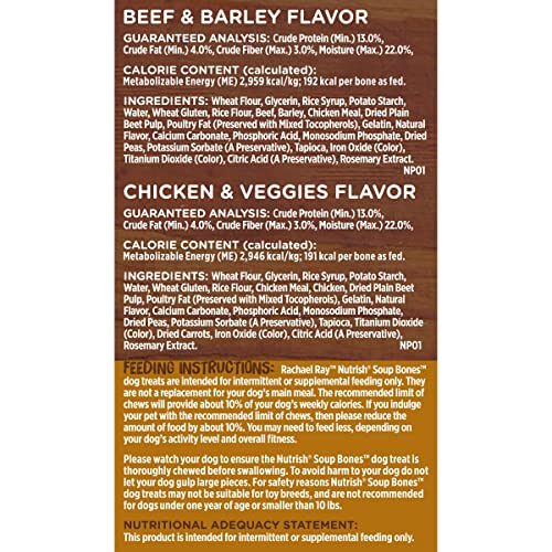 Nutrish Rachael Ray Soup Bones Long Lasting Dog Chews Variety Pack, 22 Count (Pack of 2) - image 7