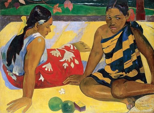 Peinture Paul Gauguin Abstrait 60x90cm pour Décoration Chambre