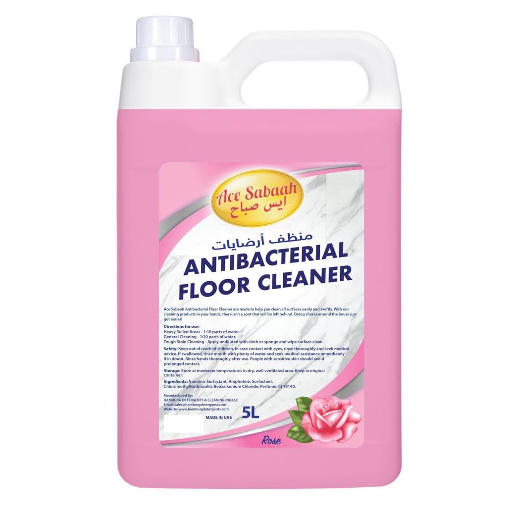 Ace Sabaah Antibacterial Floor Cleaner 5 Liters (Rose)