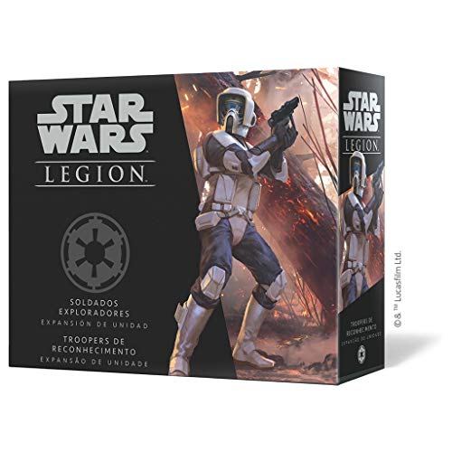 Fantasy Flight Games- Star Wars Legion: Soldados exploradores - Espa&ntilde;ol, Color...