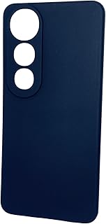 جراب متوافق مع هاتف Vivo V50 lite سادة من السليكون المبطن بطبقة مايكروفيبر لحماية الهاتف من الخدوش بتصميم شبابي مميز مضاد للصدمات بخامة عالية من 3mara store (أسود)