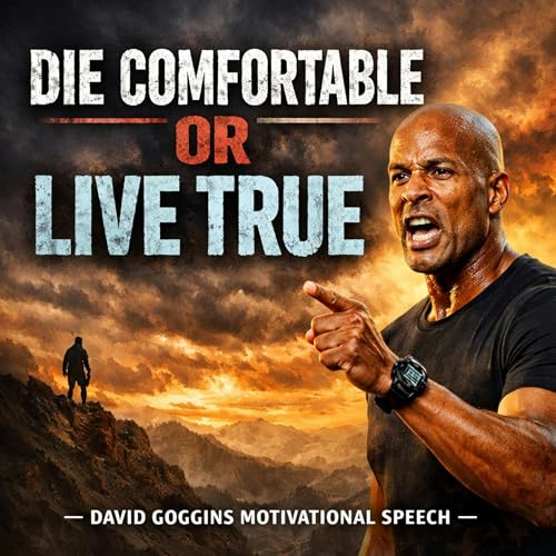 DIE COMFORTABLE OR LIVE TRUE &ndash; David Goggins Motivational Speech Podcast Por  arte de portada