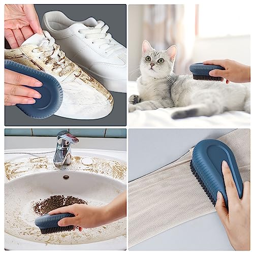Foto von 2 Stück Handwaschbürste Nagelbürste, Reinigungsbürste mit Hängendem Seil, Kunststoff Handbürsten, Nagelbürsten für Bad, WC, Waschbecken, Werkstatt