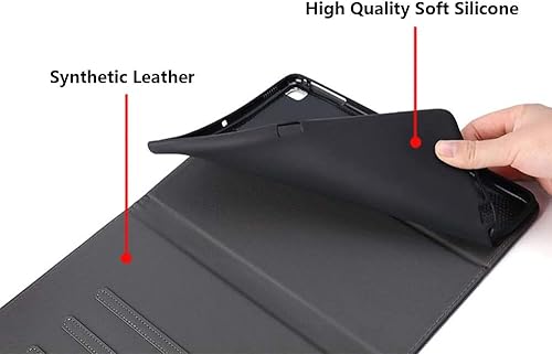 Miniatura 6 de FVAENDHIO Funda para Samsung Galaxy Tab A7 Lite de 8.7 pulgadas modelo 2021 (SM-T220T225T227), funda protectora de piel, soporte ajustable, función