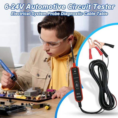 Pluma de prueba de circuito automotriz para localizar cortocircuitos y fallos de corriente 2