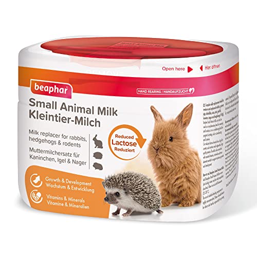BEAPHAR - Kleintier-Milch - Für Kaninchen Igel Und Nager - Muttermilchersatz - Laktosereduziert Für Optimales Wachstum Und Entwicklung - 200 g