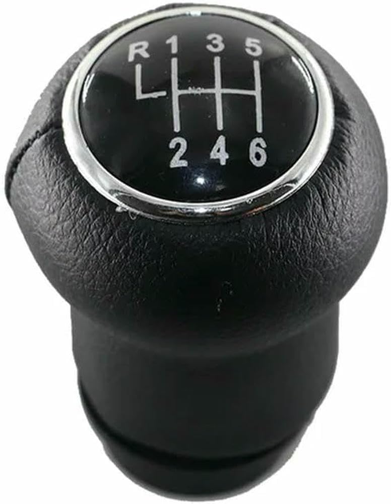 Gznbb 6 Speed Knob Car Manual Gear Shift Knob Boot Cover Gaiter Lever Shifter Handle Stick, For Audi A6 C5 A8 D2 1997 1998 1999 2000 2001
