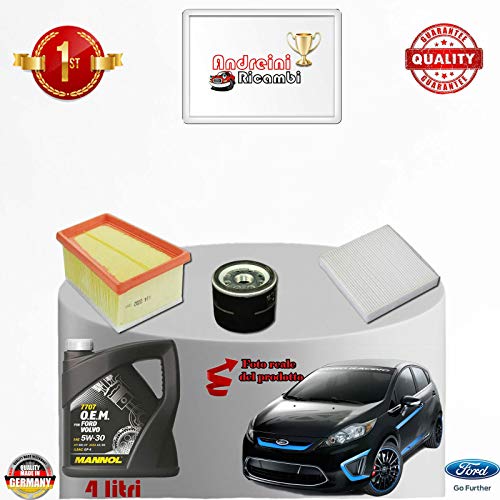 Kit tagliando filtri + olio fiesta vi 1.4 lpg 68kw...
