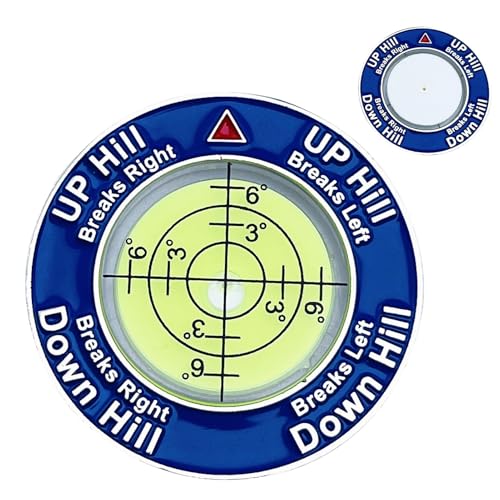 Jugador de golf Green Player, jugador de burbujas, horizontal Bubble Golf Putt Player para el entrenamiento | Golfista portátil en el campo de golf para leer con precisión el verde para su hijo y sus