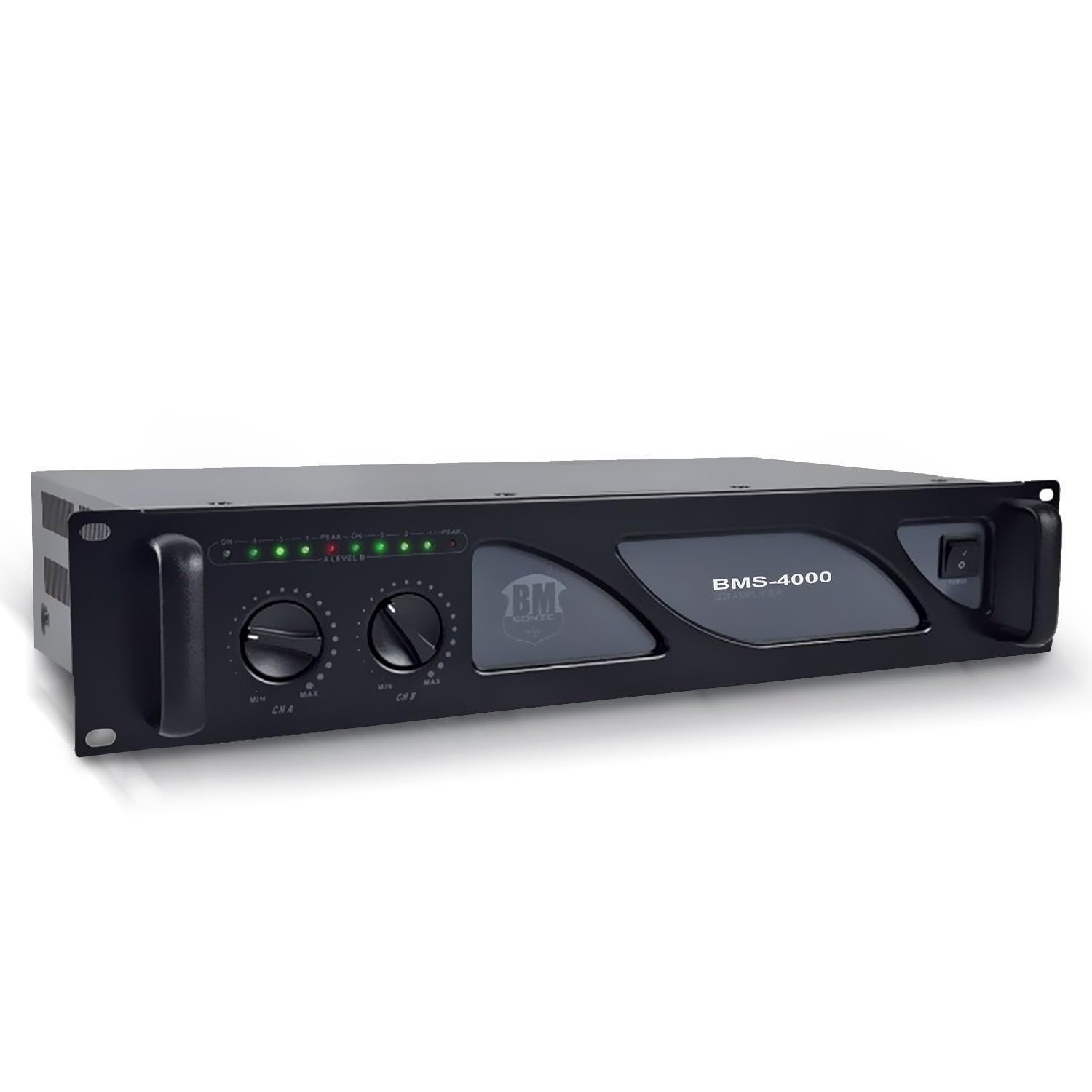 Amplificatore audio DJ - per BMSonic BMS-4000-2 x 2000W - Tecnologia MOSFET con ventilazione continua