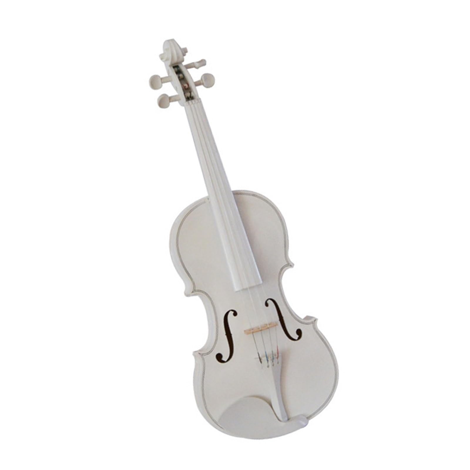 Violino Per Principianti Adulti 4/4 In Legno Massello Fatto A Mano Bianco Violino