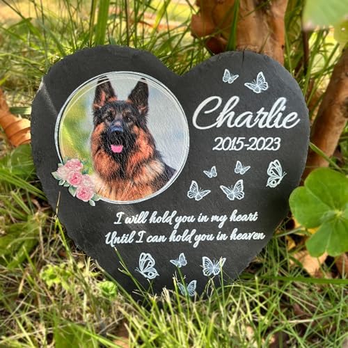 Dog Memorial Gifts for Loss of Dog, Dog Memorial Stone, Pet Memorial Gifts, Pet Loss Gifts, Pet Memorial Stones, Cemetery Decorations for Grave, Cat Memorial Gifts, Gifts for Cat Lovers (Style 4)