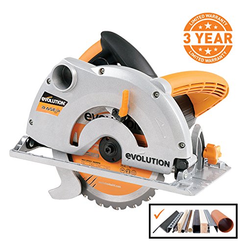 Evolution Power Tools RAGE-B 7-1/4-Inch Multipurpose Cutting Circular Saw