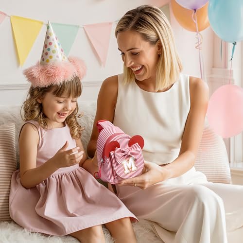 Image of Birthday Gifts for 2 3 4 5 6 Year Old Girls - Small Crossbody Bags Purse for Kids Little Girls 2-7, Initial Small Sling Bag Purse for Little Girl Kids Birthday Gift (Red K)