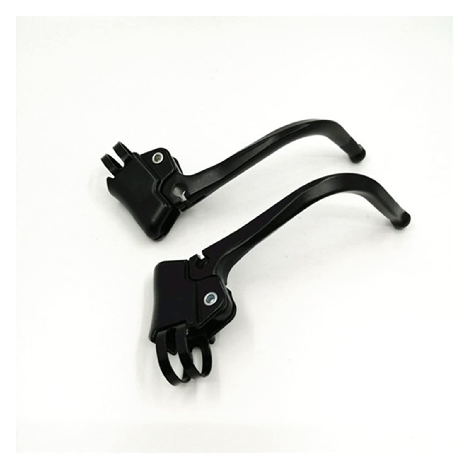 Leva del freno della bicicletta Manubrio della strada Leva del freno della barra piegata Nero/Argento Parte della maniglia del freno della bici della bicicletta retrò della città (Color : Black)