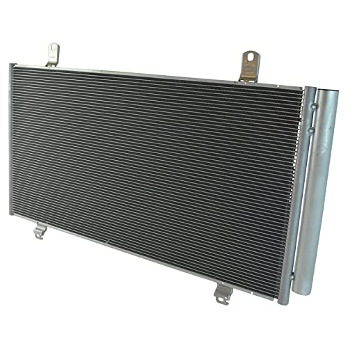 Image of TRQ A /C Condenser and Receiver Drier Assembly Compatible with 13-18 Lexus ES350 13-17 ES300h 13-18 Toyota Avalon V6 3.5L 12-17 Camry 15-17 Camry XSE 2016 Special Edition 2014 SE Sport