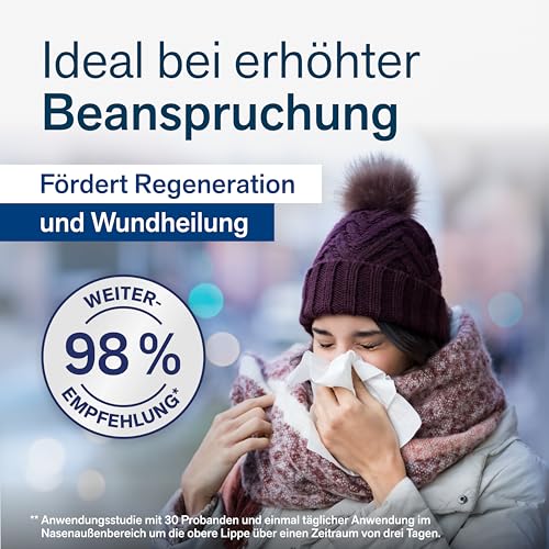 tetesept Nasen Wundsalbe I Für trockene & wunde Nasenhaut I Wund und Heilsalbe mit Dexpanthenol | Ideal bei Erkältung & Schnupfen I Heilt, pflegt und schützt | Nasensalbe für Kinder & Erwachsene | 5g