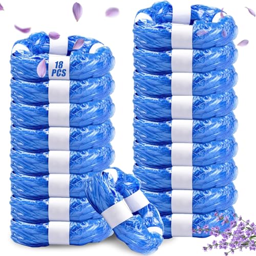 Dazhtu Lot de 18 Recharge Poubelle à Couches, 4,5M Sac Poubelle Couche Grande Capacité Étendu Épaissi Recharge, Bebe Recharge Sac Poubelle Couche...