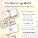 Rabano Art Freundebuch Kindergarten Mädchen I Von Erzieherinnen gestaltet I Kinderfreundliche Gestaltung I Mit Goldprägung I Freundschaftsbuch Einhorn