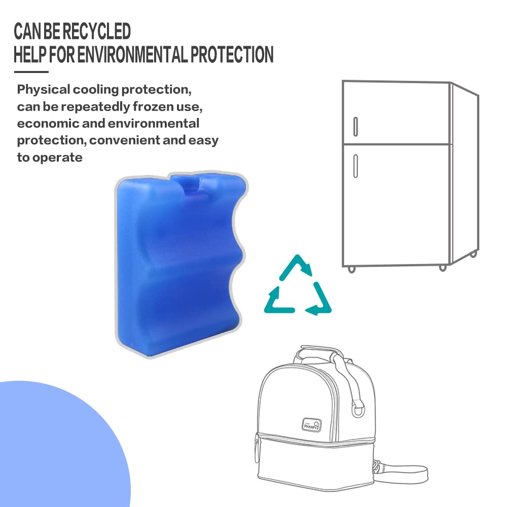 Buy Bercoor Pack of 3 Breastmilk Ice Pack, Reusable Ice Pack for