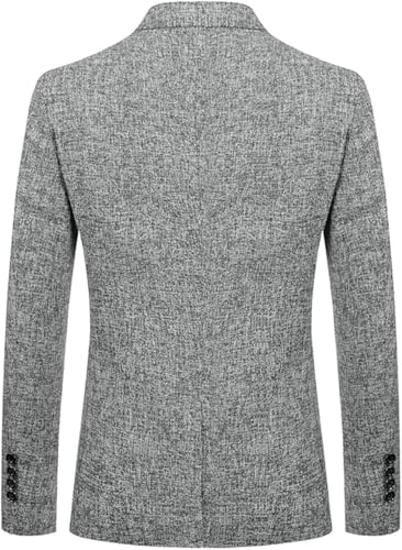 Men's Four Seasons Solid Color Slim Suit Jacket Single-Breasted Casual Suit Jacket3
