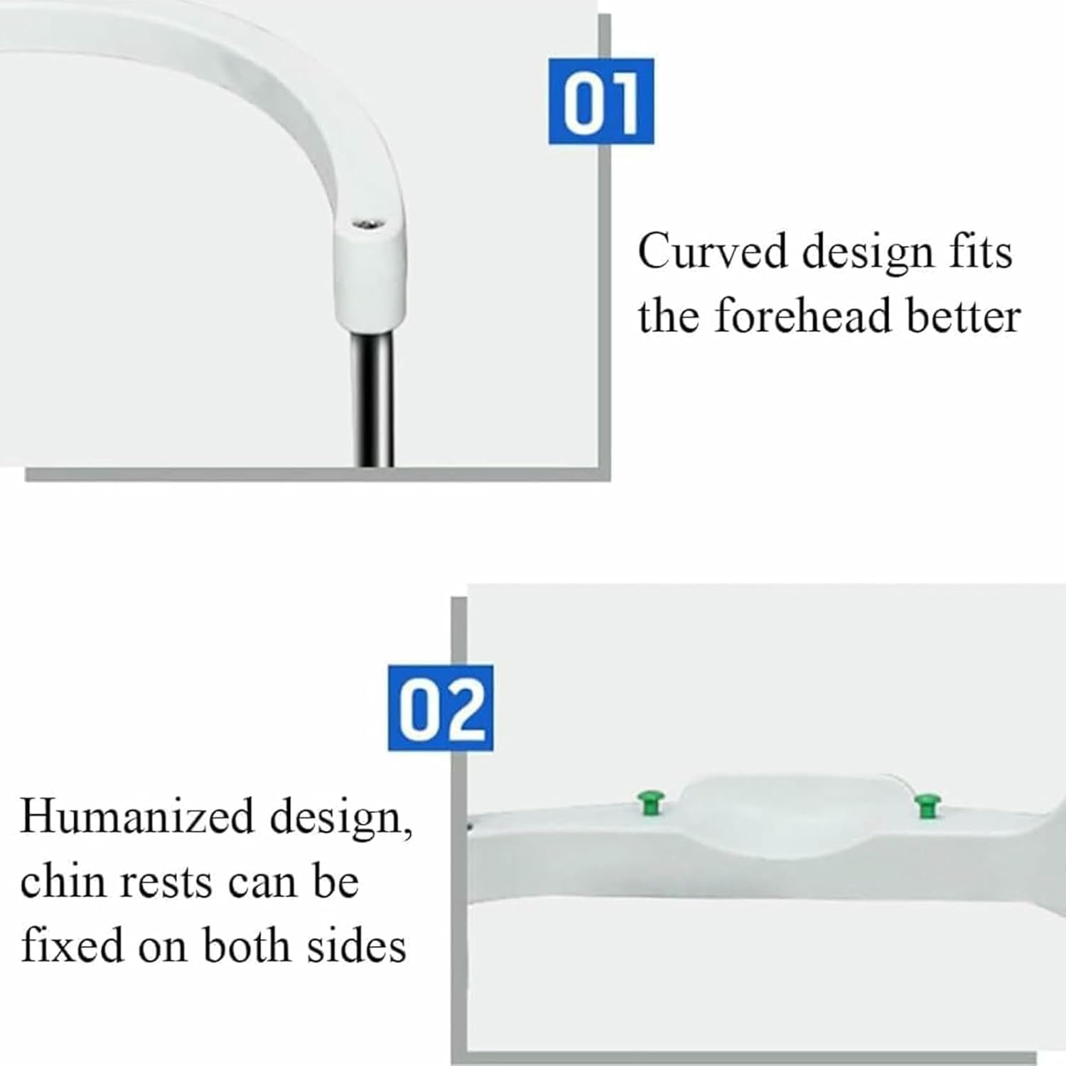 HT Type Vision Training Forehead Bracket，Forehead Support Optometry Accessories, Linear Training Instrument, for Eyeglasses Equipment Vision