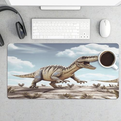 Tapete de escritorio grande antideslizante de goma miniatura 5