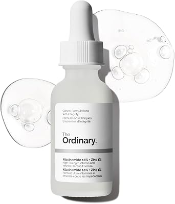 The Ordinary Sensitive Skin Collection with Salicylic Acid 2% Solution, Niacinamide 10% + Zinc 1% Serum, Natural Moisturizing Factors + Beta Glucan for Blemish-Prone Skin