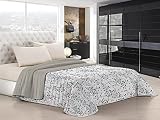 Italian Bed Linen Fantasy Edredón de Verano, Multicolor (Flor), Doble Pequeño